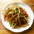 花時計咲いた's cooksnap of when they made ピーマンの焼きそば.