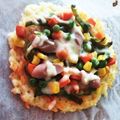 あっこ７３ｆ's cooksnap of when they made ランチにおすすめ★ライスピザ.