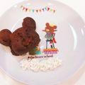 るるめろ母さん's cooksnap of when they made ❄︎HM❤️レンジでココア蒸しパン❄︎.