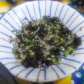 た～ちん＊'s cooksnap of when they made お茶がらとちりめんじゃこのごま和え.
