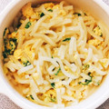 Milly♡'s cooksnap of when they made 幼児食に！簡単うどんの卵とじ.