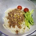 けーぴぃ＊'s cooksnap of when they made 汁なし坦々うどん.