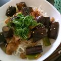 sue＊'s cooksnap of when they made 【10分丼】茄子と豚バラの甘辛どんぶり.