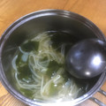 ゆたれぽ's cooksnap of when they made 豆もやしとワカメのスープ.