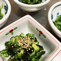 ♡Coco⋈'s cooksnap of when they made ♪きゅうりとわかめのさっぱり酢の物♪.