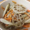 pwkokoshi's cooksnap of when they made 子どもも大好き!蓮根牛蒡人参のきんぴら.
