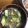 まっちゃの台所's cooksnap of when they made 超簡単！オクラとみょうがの夏スープ☆.