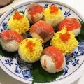 matzoo's cooksnap of when they made 春お花見手鞠寿司　おもてなし・雛祭りにも.