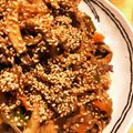 GreeN緑's cooksnap of when they made 春雨がおいしい♪簡単チャプチェ.
