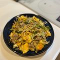 ぬこたん✩'s cooksnap of when they made 玉子と豚肉、いろいろ野菜のオイ醤油炒め。.