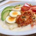 noriko912's cooksnap of when they made 夏の美肌に♡アボカドキムチ豆乳冷製パスタ.