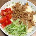 料理に目覚めた高校生's cooksnap of when they made ジャージャー素麺.