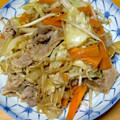 しゅんのま's cooksnap of when they made ほっともっと風★肉野菜炒め.