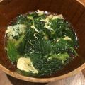 mayuppe220's cooksnap of when they made ＊モロヘイヤと卵のスープ＊.