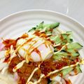 ☆megunyan☆'s cooksnap of when they made 温玉&焼肉乗っけスタミナ冷やしうどん♡.