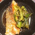 た。そ。's cooksnap of when they made 鮭とピーマンの胡麻甘酢漬け.