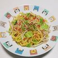 もぐ・ω・くま's cooksnap of when they made キャベツと桜えびの塩焼きそば✤特急ランチ.