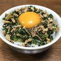 ままばなな1020's cooksnap of when they made とにかく旨い！無敵のにらだれTKG.