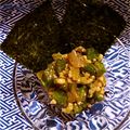 imajiro's cooksnap of when they made まぐろとオクラの海鮮ばくだん.