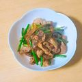 ﾁｮｺﾁｯﾌﾟ☆'s cooksnap of when they made 簡単に…豚ばら肉とニンニクの茎の炒め物❣.