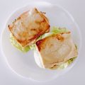 クック7324ZA☆'s cooksnap of when they made 高野豆腐でハムタマサンド☆糖質制限.