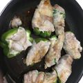 あきちーちゃん's cooksnap of when they made ピーマンの豚肉巻き　チーズとトマト.