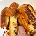 mami5san's cooksnap of when they made 食パンのミミ揚げパンきな粉スティック。.
