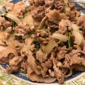 パフェうさこ♪'s cooksnap of when they made 豚肉と玉ねぎのにんにく醤油炒め.