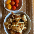 ゆづきみゆう's cooksnap of when they made ☆マヨ唐揚げ丼☆.