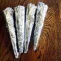 イシポン's cooksnap of when they made “新聞紙でコルネ型”でホイップあんコルネ.