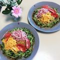 kpえもん♪'s cooksnap of when they made 野菜たっぷり冷し中華.