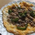 きらり流れ星's cooksnap of when they made オープンオムレツ.