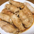 vabochan's cooksnap of when they made 野菜とチーズの肉巻きマッキー＊照り焼き風.