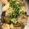 やーしー's cooksnap of when they made m鶏の甘辛わさび炒め.