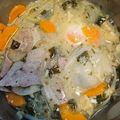 ちょび吉♪'s cooksnap of when they made お味噌汁の残りでお一人様鍋.