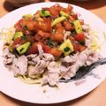 くまお:料理男子's cooksnap of when they made トマトとアボカドの和風冷製パスタ.