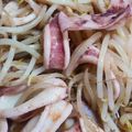クック1ATAV7☆'s cooksnap of when they made ピリッと！いかともやしのガーリック炒め.