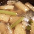 む〜らん♪'s cooksnap of when they made ✿にんにくの芽と油揚げの味噌汁✿.