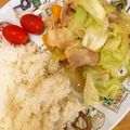 salymama's cooksnap of when they made ☆キャベツと豚肉のガリバタ醤油炒め☆.