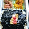 ゆきらっくま's cooksnap of when they made ミルフィーユご飯☆懐かしの海苔段々弁当.
