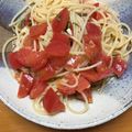 kimig's cooksnap of when they made 簡単☆トマトとバジルの冷製パスタ.
