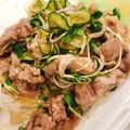 リーの簡単台所☆'s cooksnap of when they made 野菜たっぷり！牛肉のデリ風サラダ.