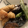 クックHB0O4P☆'s cooksnap of when they made ナスとオクラとササミの揚げ浸し.