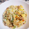 のり子のおかず♪'s cooksnap of when they made 男子が喜ぶ　簡単スタミナ豚バラチャーハン.