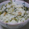 sweetc's cooksnap of when they made 大根の葉炊き込みご飯.