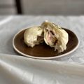 あみ♩♪'s cooksnap of when they made ☆クリームチーズとベーコンの白パン☆.