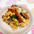 MIZU14's cooksnap of when they made うなぎと卵と胡瓜の混ぜ寿司.