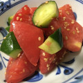 クックM6DK2O☆'s cooksnap of when they made ☆きゅうりとトマトのポン酢漬け☆.