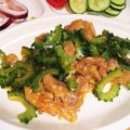 みちゃ0214's cooksnap of when they made ゴーヤ好きの為の★豚バラチーズピリ辛炒め.