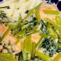 ポムポムポヨコ's cooksnap of when they made 鮭と小松菜クリーム煮(簡単).